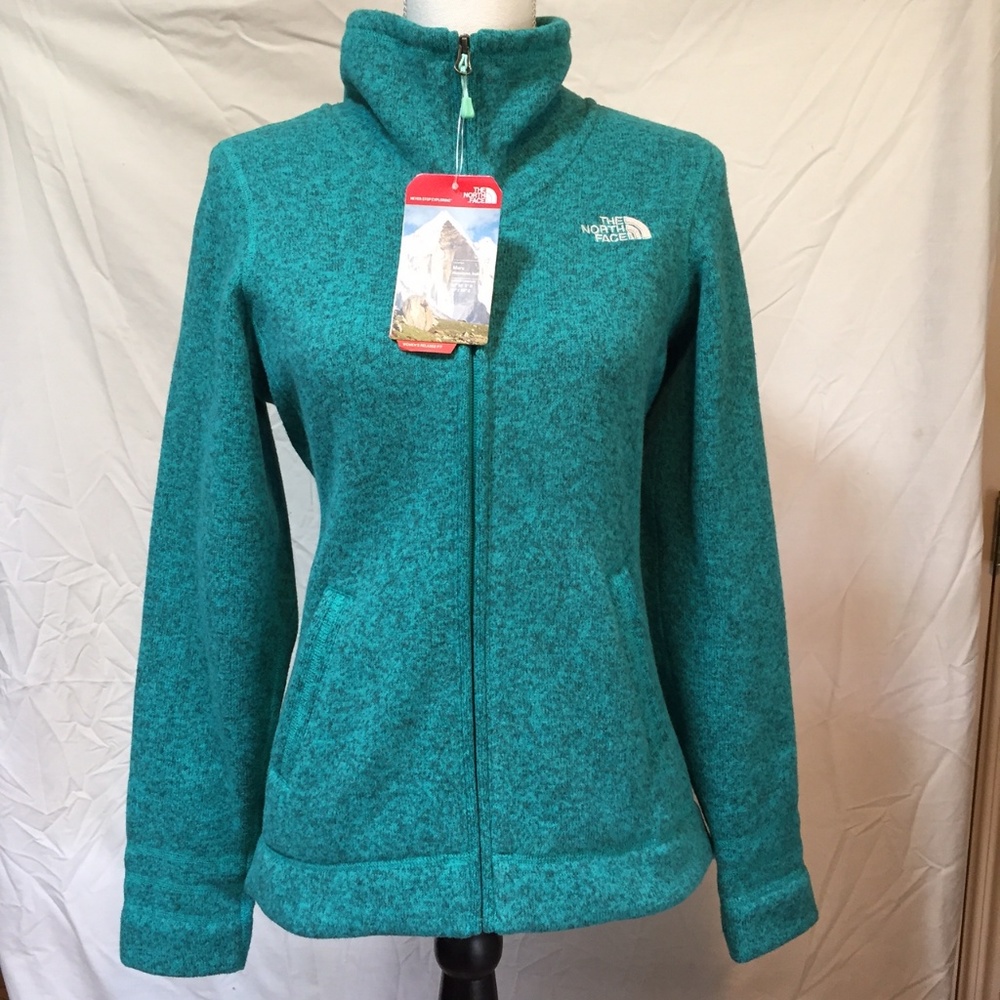 NWT North Face Jacket Small, Heather Teal - Warm!